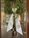Personalized Wreath Sash
