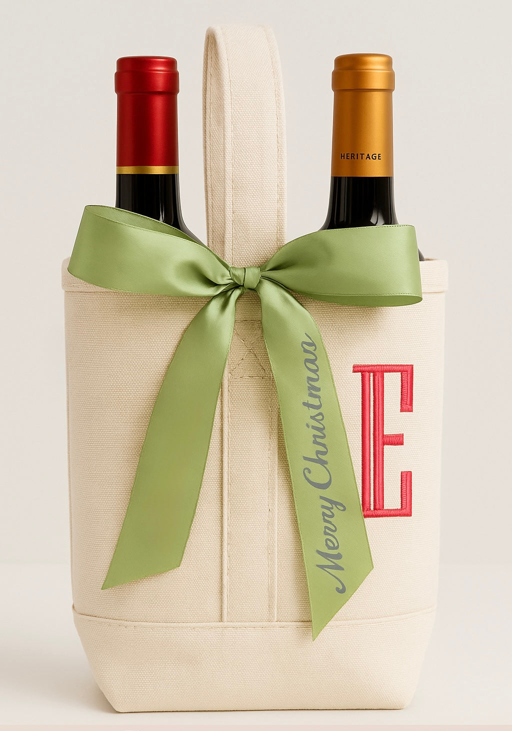 Canvas Double Wine Tote